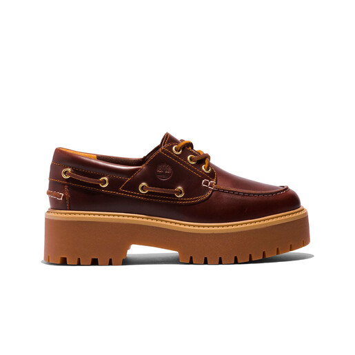 TIMBERLAND STONE STREET BOAT SHOE marron