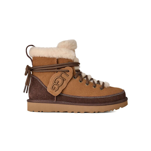 UGG W CLASSIC HERITAGE LACE-UP marron