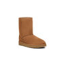 Ugg Zapatillas Mujer W CLASSIC SHORT II MARRON lateral interior