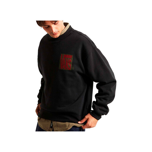 VANS STRETCH STACK CRACKLE CREW negro