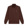 Dickies Sudadera Hombre OAKPORT QUARTER ZIP CHOCOLATE BROWN 04