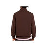 Dickies Sudadera Hombre OAKPORT QUARTER ZIP CHOCOLATE BROWN vista trasera