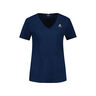 Le Coq Sportif Camiseta Mujer ESS Tee SS Col V N1 W 03