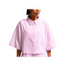 Nike Camisa Mujer W NSW OFFLN WVN PPLN STRP SS 03