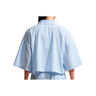 Nike Camisa Mujer W NSW OFFLN WVN PPLN STRP SS vista trasera