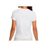 Nike Camiseta Mujer W NSW RIB  TGHT SS TEE vista trasera