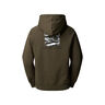 The North Face Sudadera Hombre M BOX NSE EDGE OF LIGHT INFILL RAGLAN HO vista trasera