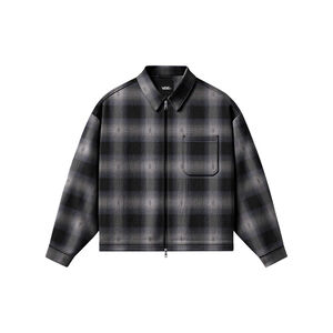 Larkspur Zip Plaid Flannel Shirt