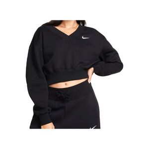 W NSW PHNX FLC CROP VNECK W NSW PHNX FLC CROP VNECK