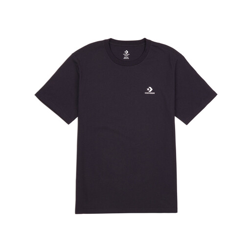 CONVERSE STANDARD FIT LEFT CHEST STAR CHEV EMB TEE negro