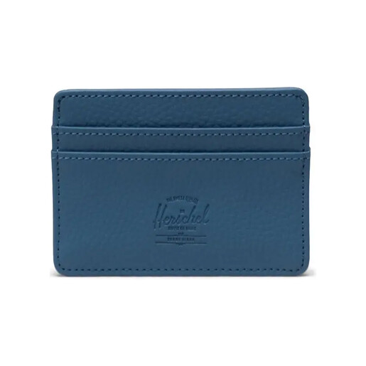 HERSCHEL CHARLIE VEGAN LEATHER RFID azul