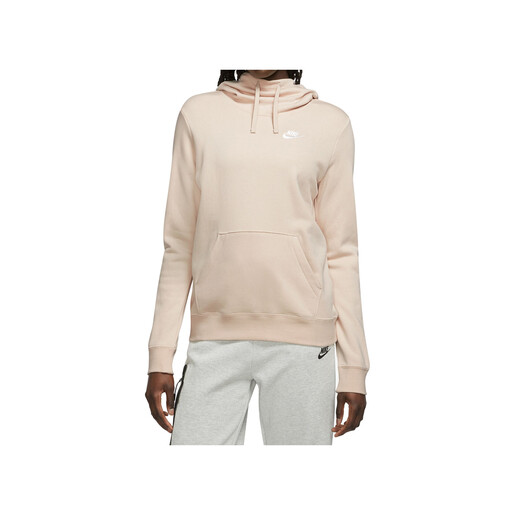 NIKE W NSW CLUB FLC FNL HOODIE STD rosa