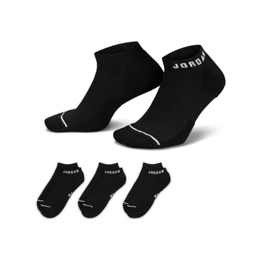 NIKE U J ED CUSH POLY NS 3PR 144 negro