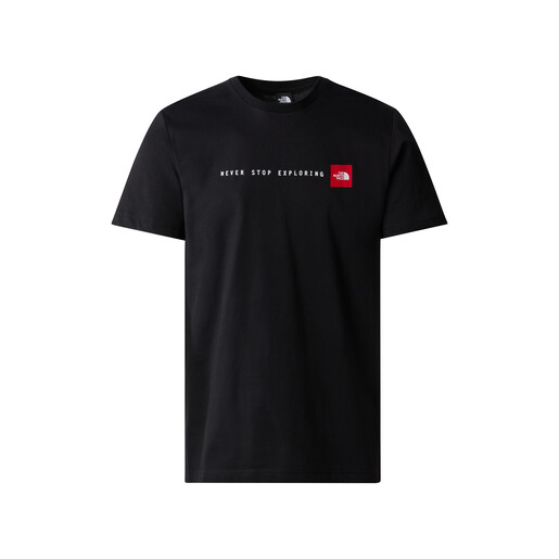 THE NORTH FACE M S/S NEVER STOP EXPLORING TEE negro