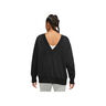 Nike Sudadera Mujer W NSW PHNX FLC OS VNECK SWTSH vista trasera Nike Sudadera Mujer W NSW PHNX FLC OS VNECK SWTSH vista trasera