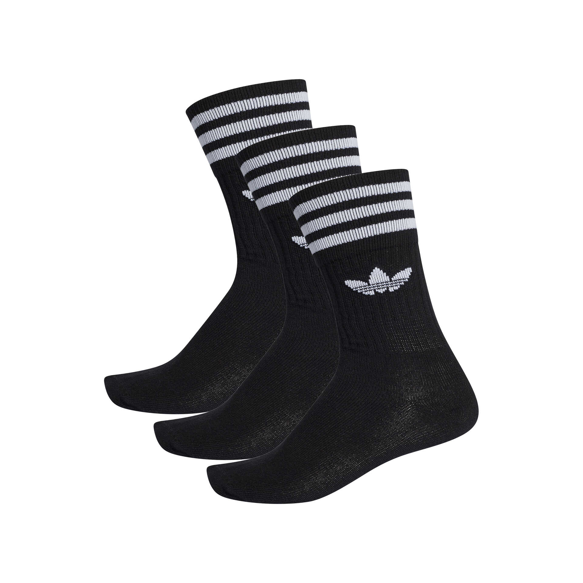 adidas Calcetines SOLID CREW SOCK vista frontal adidas Calcetines SOLID CREW SOCK vista frontal