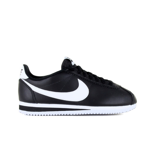 Wmns Classic Cortez Leather negro zapatillas clásicas mujer | Sneakers