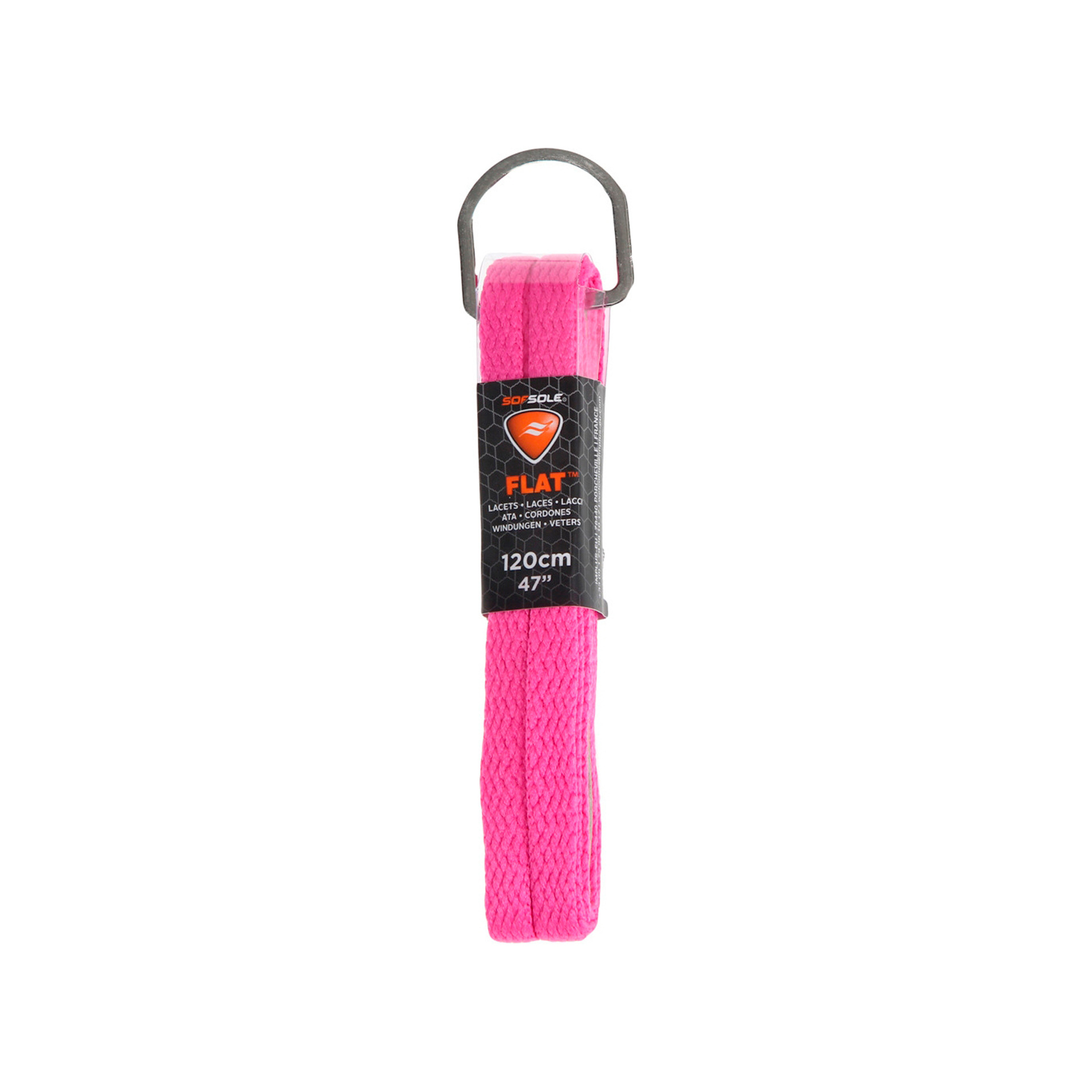 Sofsole Cordones FLAT 120 PINK vista frontal Sofsole Cordones FLAT 120 PINK vista frontal