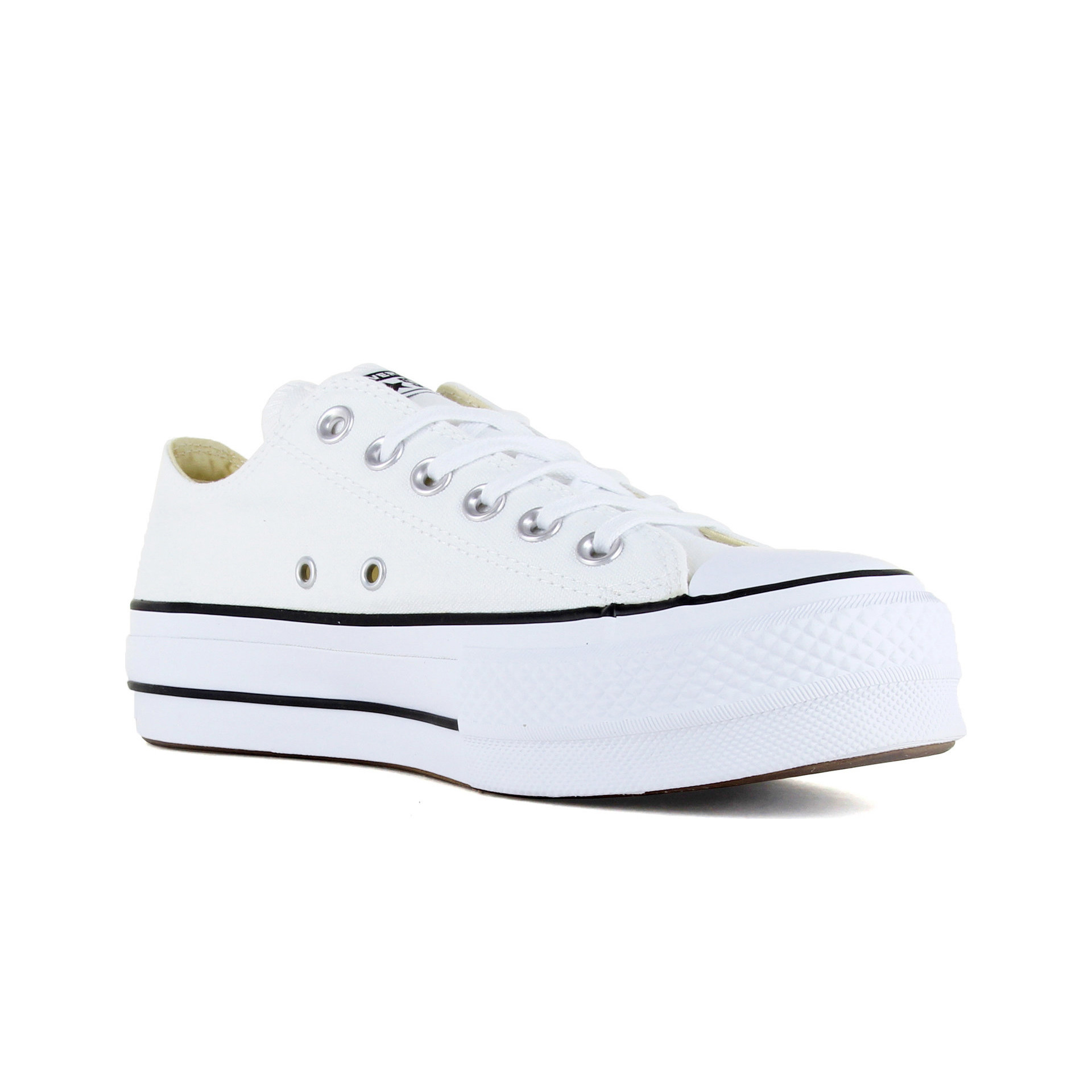 Converse Zapatillas Mujer CHUCK TAYLOR ALL STAR CANVAS PLATFORM vista trasera Converse Zapatillas Mujer CHUCK TAYLOR ALL STAR CANVAS PLATFORM vista trasera