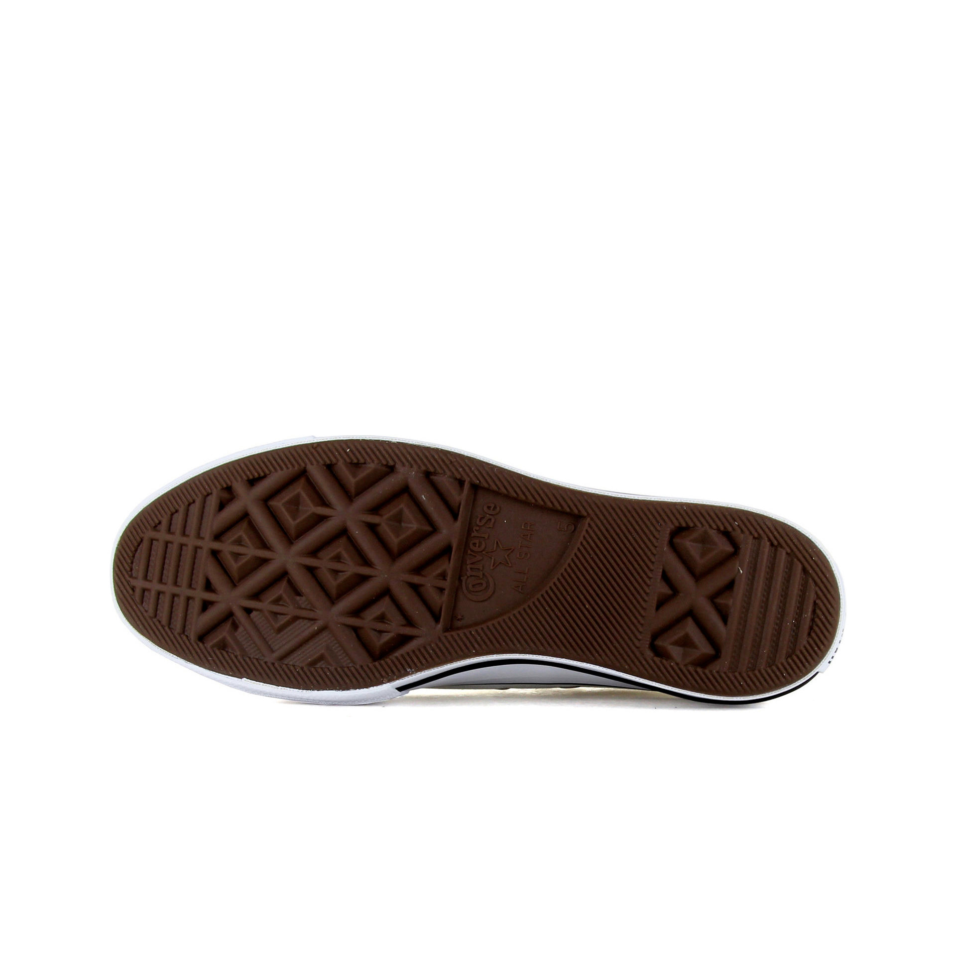 Converse Zapatillas Mujer CHUCK TAYLOR ALL STAR CANVAS PLATFORM vista frontal girada 45º Converse Zapatillas Mujer CHUCK TAYLOR ALL STAR CANVAS PLATFORM vista frontal girada 45º