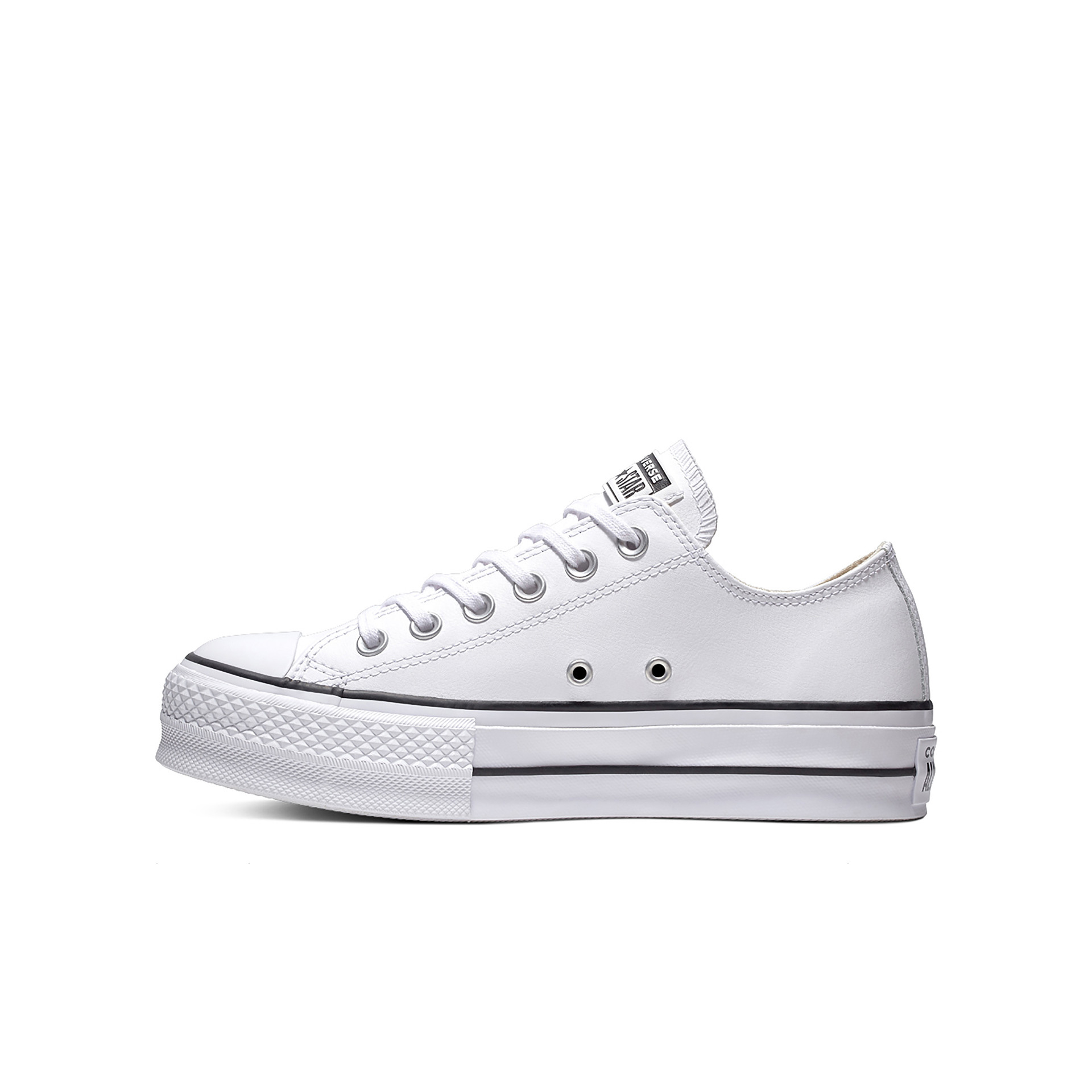 Converse Zapatillas Mujer CHUCK TAYLOR ALL STAR LEATHER PLATFORM lateral interior Converse Zapatillas Mujer CHUCK TAYLOR ALL STAR LEATHER PLATFORM lateral interior