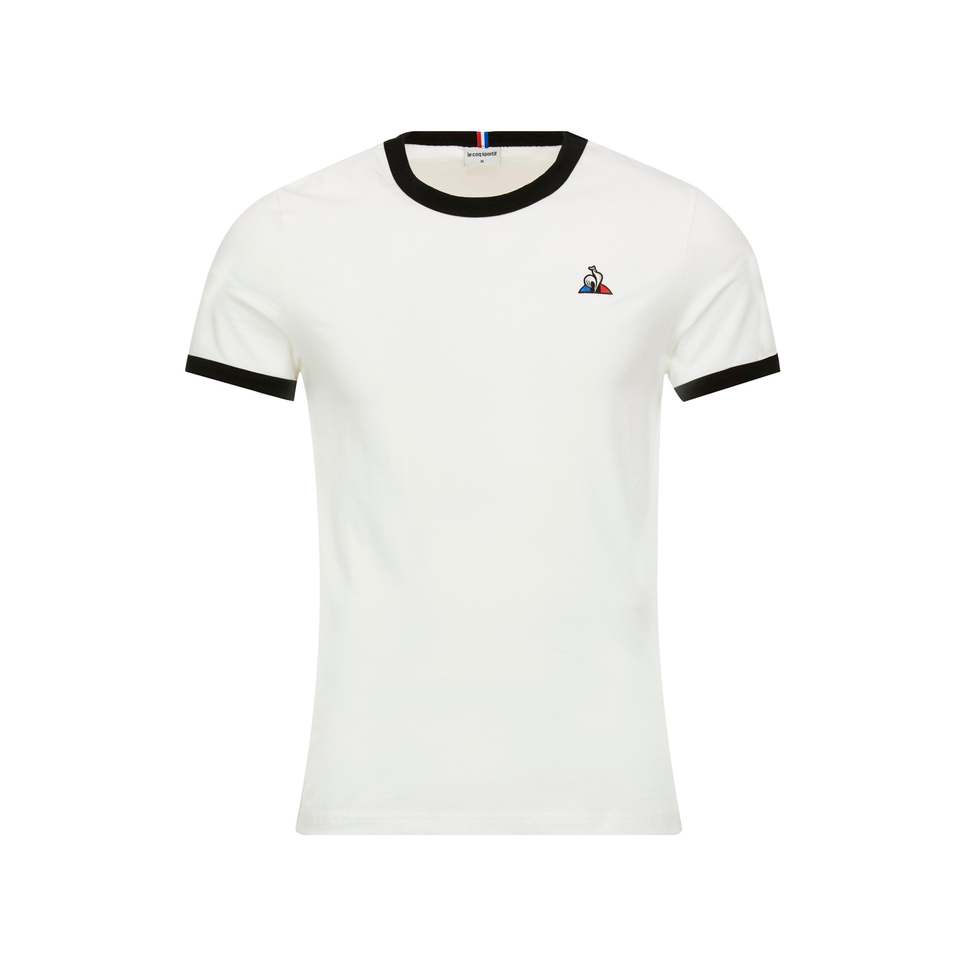 Le Coq Sportif Camiseta Hombre ESS Tee SS N4 M new optical white vista frontal Le Coq Sportif Camiseta Hombre ESS Tee SS N4 M new optical white vista frontal