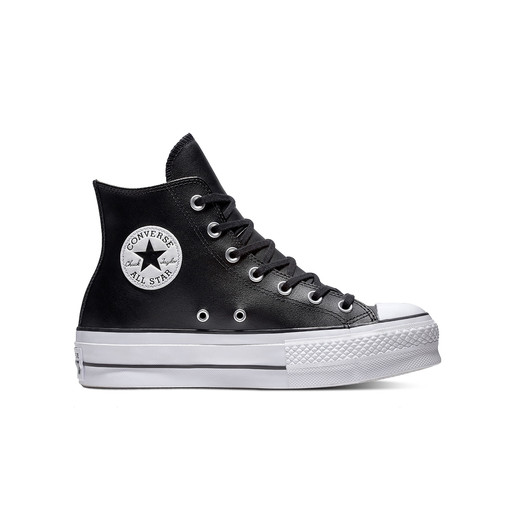 Converse Chuck All Star Platform negro clásicas mujer | Dooers Sneakers