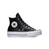 Converse Zapatillas Mujer CHUCK TAYLOR ALL STAR LEATHER PLATFORM lateral exterior