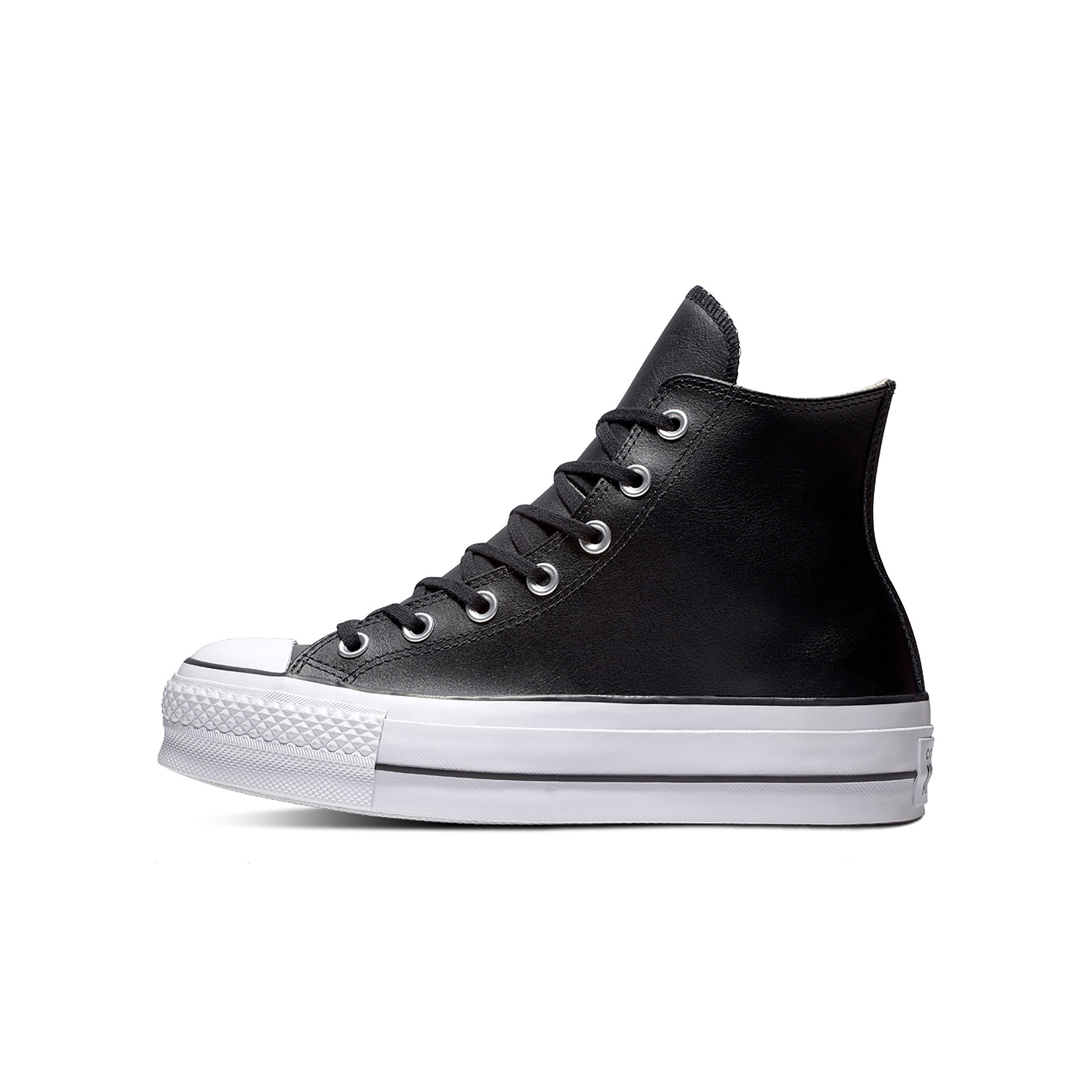 Converse Zapatillas Mujer CHUCK TAYLOR ALL STAR LEATHER PLATFORM lateral interior Converse Zapatillas Mujer CHUCK TAYLOR ALL STAR LEATHER PLATFORM lateral interior