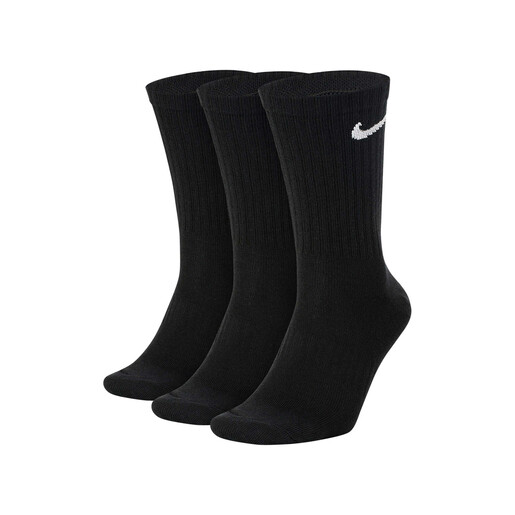 NIKE U NK EVERYDAY LTWT CREW 3PR negro