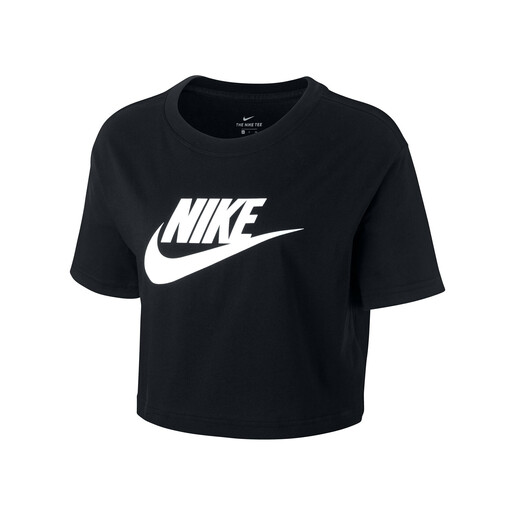 NIKE W NSW TEE ESSNTL CRP ICN FTR negro