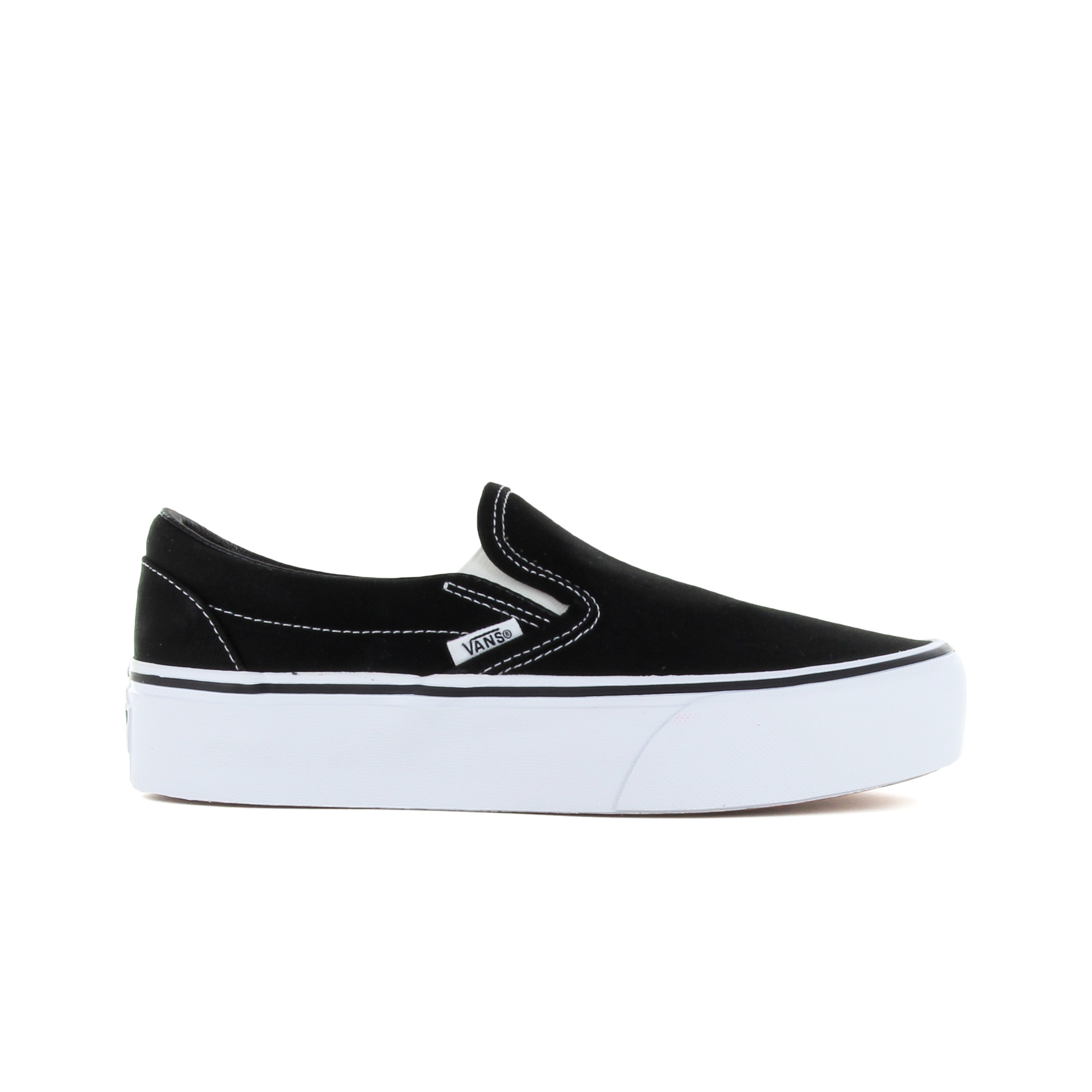 Vans Zapatillas Mujer UA Classic Slip-On Platform lateral exterior Vans Zapatillas Mujer UA Classic Slip-On Platform lateral exterior