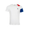 Le Coq Sportif Camiseta Hombre ESS Tee SS N10 M n.o.w/p.rouge/n.o.w/co vista frontal