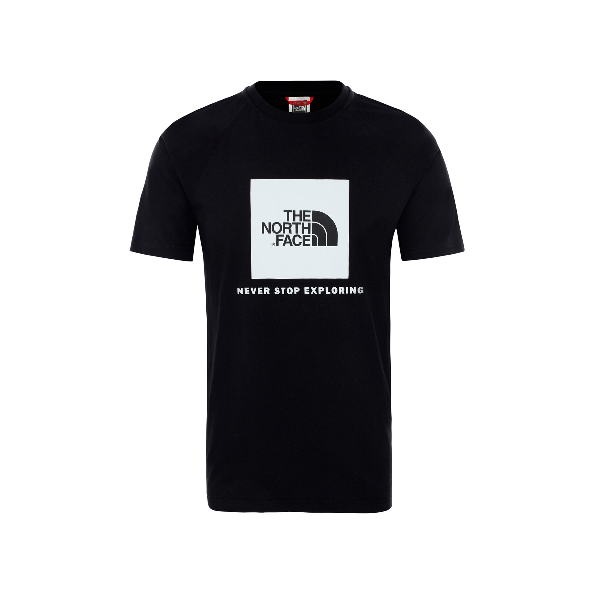 The North Face Camiseta Hombre M S/S RAGLAN REDBOX TEE - EU vista frontal The North Face Camiseta Hombre M S/S RAGLAN REDBOX TEE - EU vista frontal