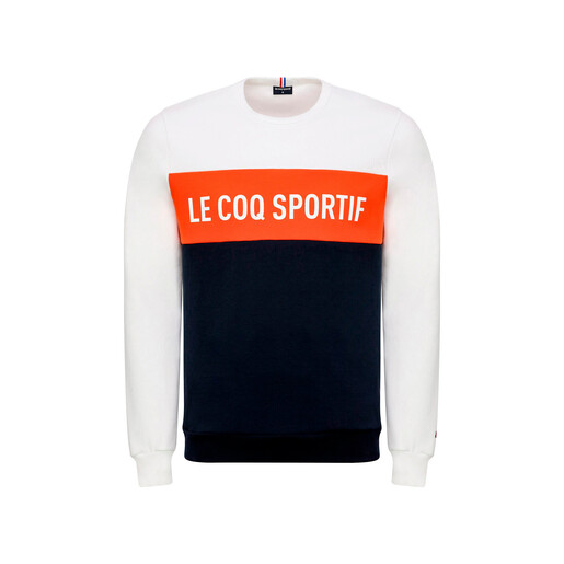 LE COQ SPORTIF ESS SAISON CREW SWEAT N1 M N.O.W/SKY CA blanco