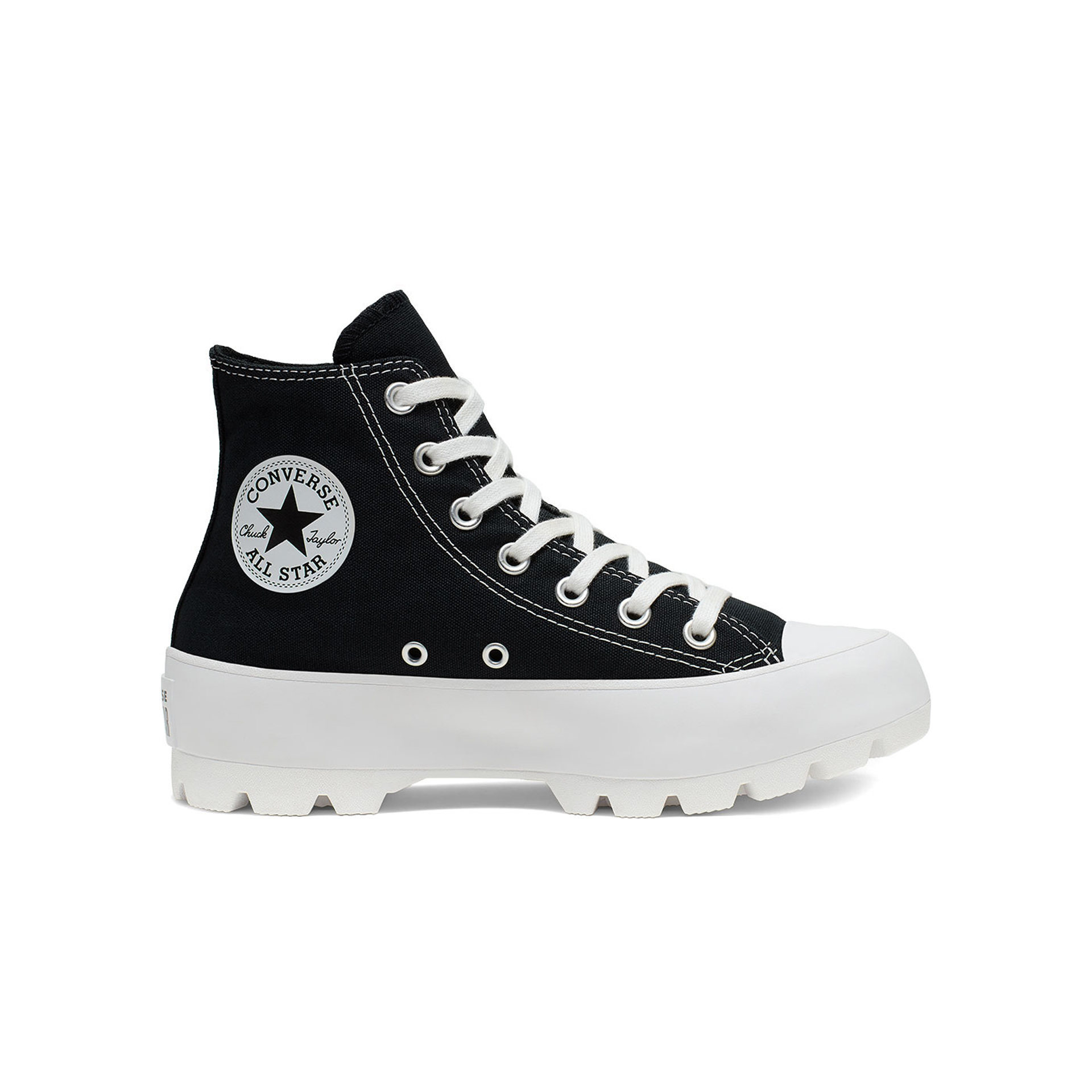 Converse Zapatillas Mujer CHUCK TAYLOR ALL STAR LUGGED CANVAS lateral exterior Converse Zapatillas Mujer CHUCK TAYLOR ALL STAR LUGGED CANVAS lateral exterior