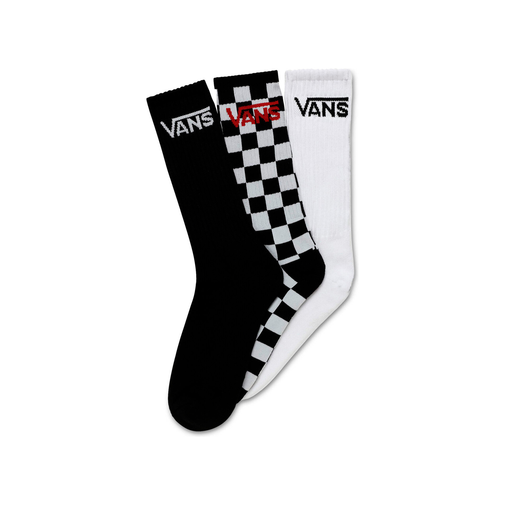 Vans Calcetines MN CLASSIC CREW (9.5-13, 3PK) vista frontal Vans Calcetines MN CLASSIC CREW (9.5-13, 3PK) vista frontal