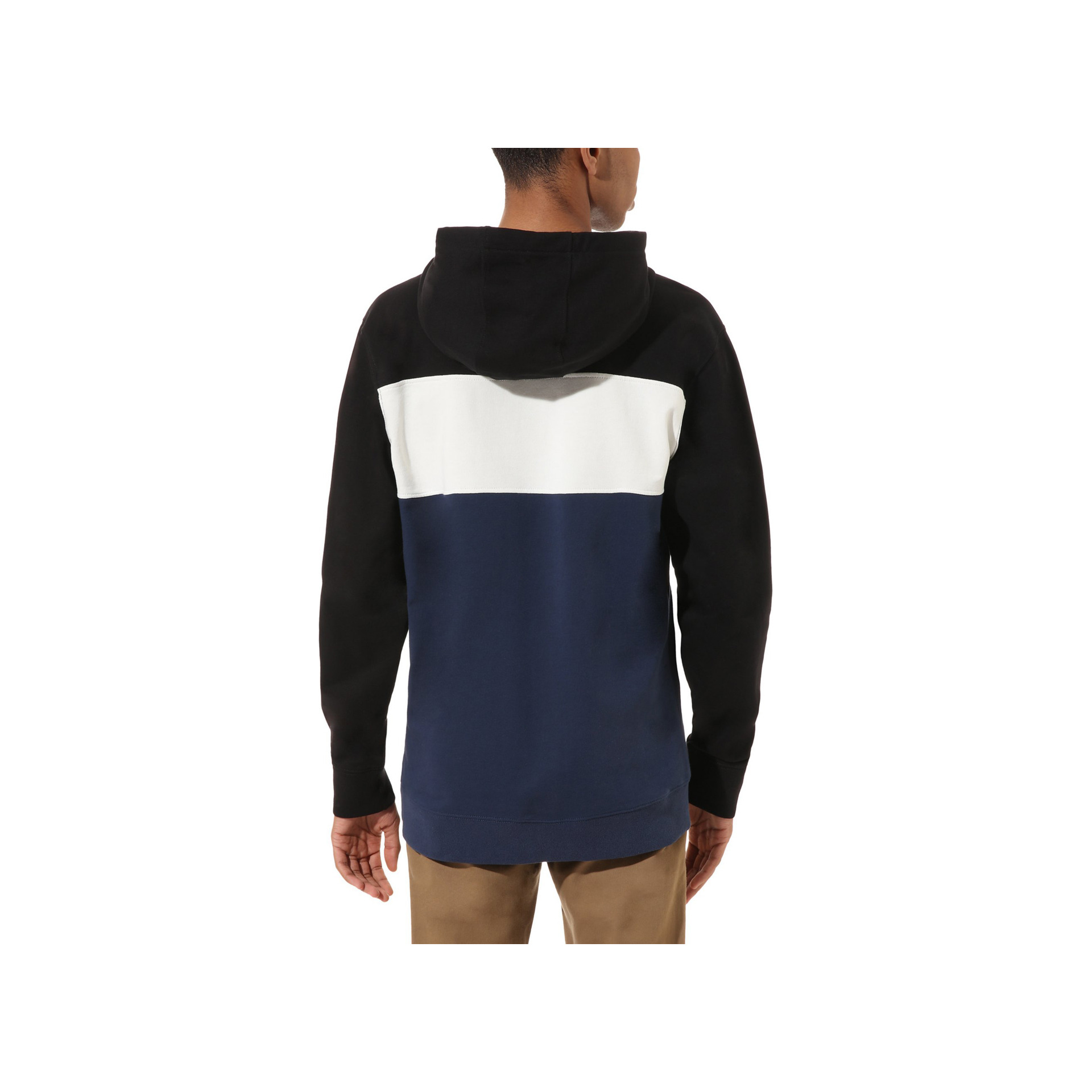 Vans Sudadera Hombre MN RETRO ACTIVE PO II BLACK/DRESS BLUES vista trasera Vans Sudadera Hombre MN RETRO ACTIVE PO II BLACK/DRESS BLUES vista trasera