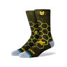 Stance Calcetines HIVE CREW vista frontal