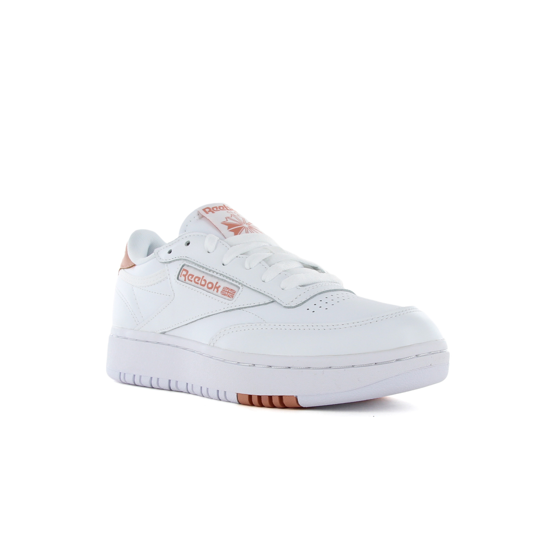 Reebok Zapatillas Mujer CLUB C DOUBLE vista trasera Reebok Zapatillas Mujer CLUB C DOUBLE vista trasera