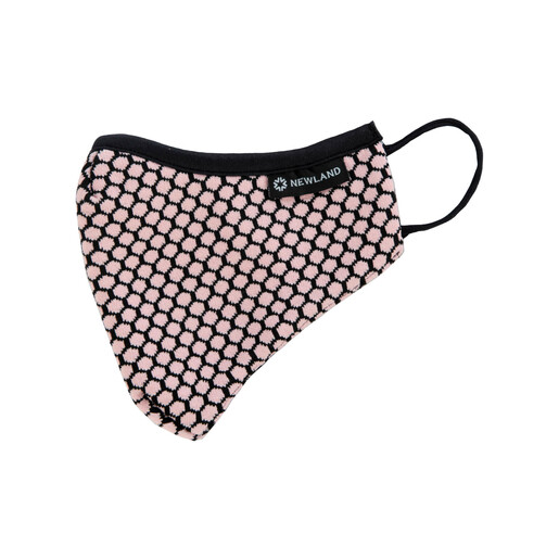 NEWLAND MASK HONEYCOMB PINK BK negro