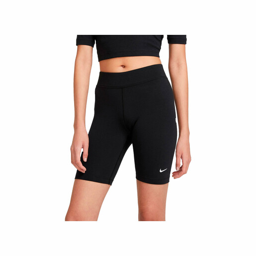 NIKE W NSW ESSNTL MR BIKER SHORT negro