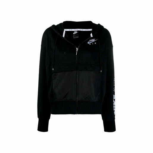 NIKE W NSW AIR FZ TOP FLC negro