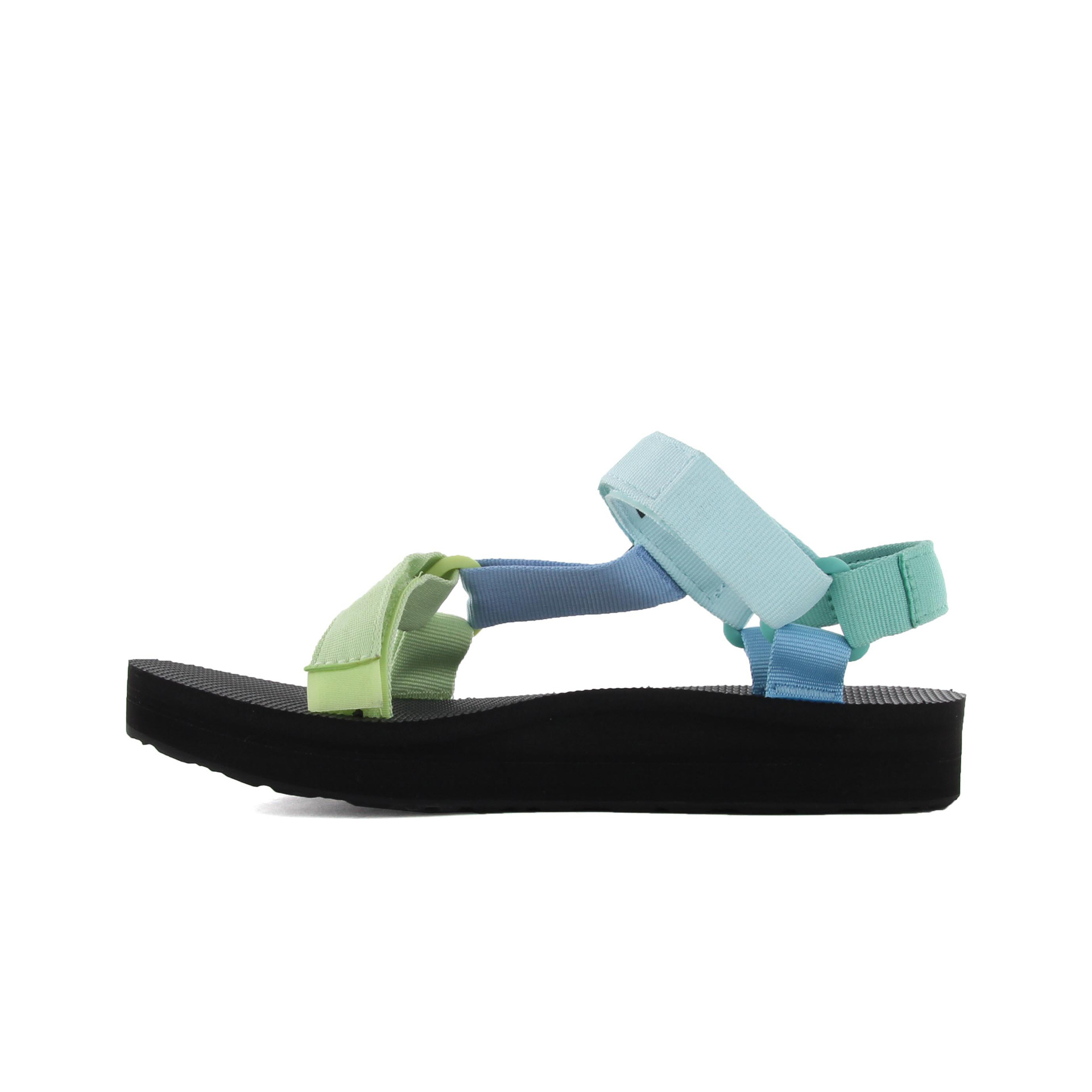 Teva Chancletas y Sandalias Mujer Midform Universal light green multi lateral interior Teva Chancletas y Sandalias Mujer Midform Universal light green multi lateral interior
