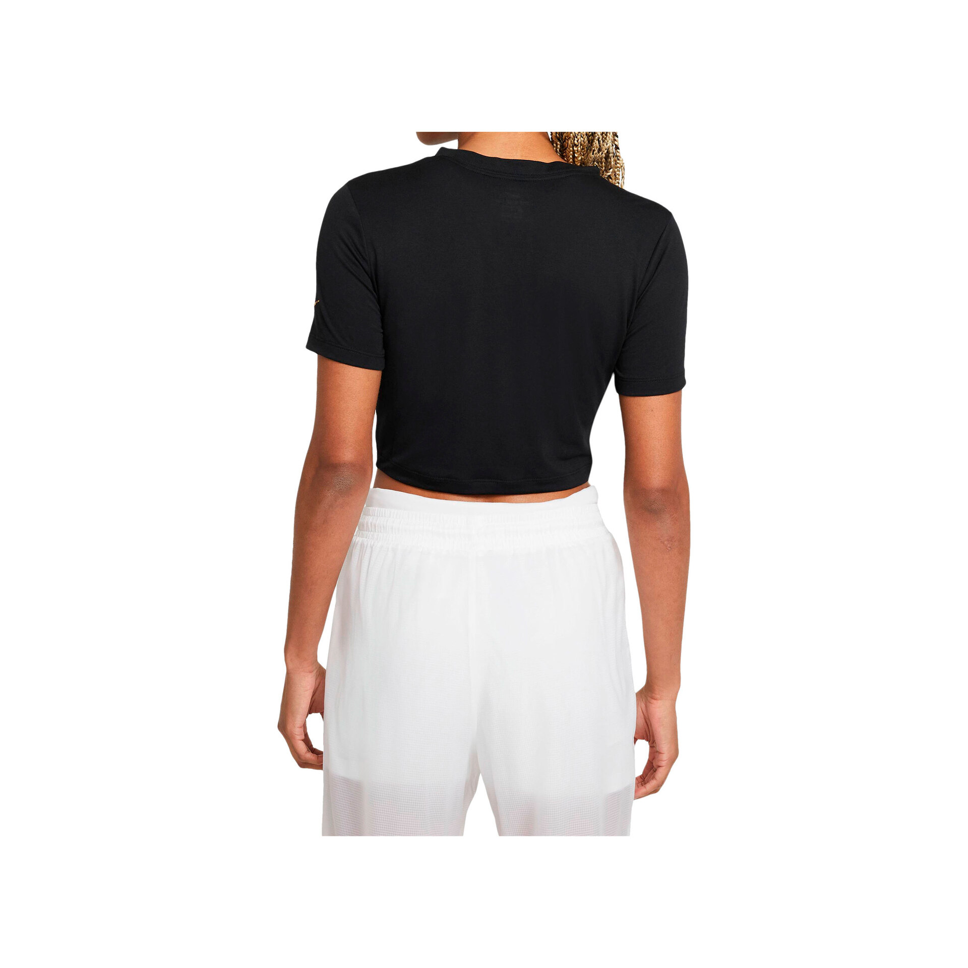 Nike Camiseta Mujer W NSW TEE SS CROP SLIM FIERCE vista trasera Nike Camiseta Mujer W NSW TEE SS CROP SLIM FIERCE vista trasera