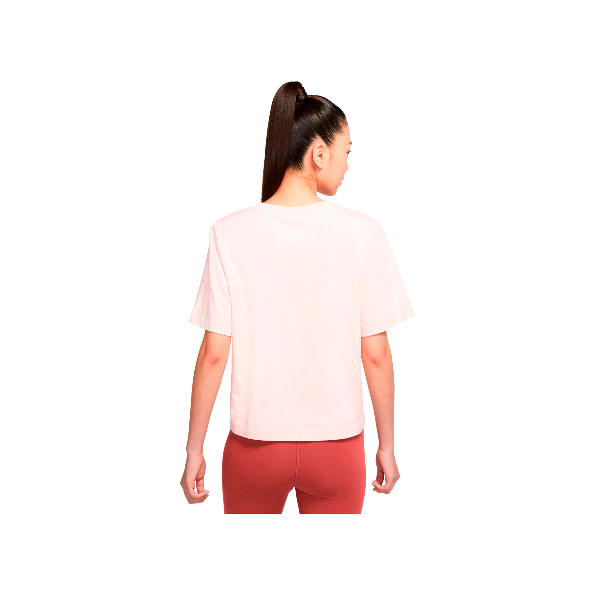 Nike Camiseta Mujer W NSW TEE BOXY NATURE vista trasera Nike Camiseta Mujer W NSW TEE BOXY NATURE vista trasera