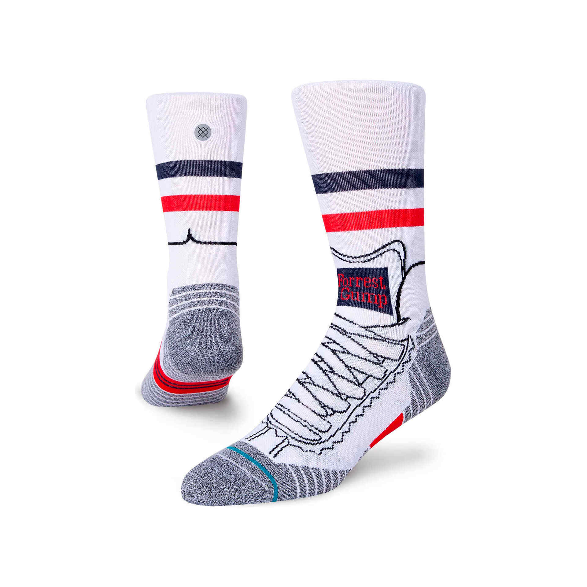Stance Calcetines RUN FORREST RUN vista frontal Stance Calcetines RUN FORREST RUN vista frontal