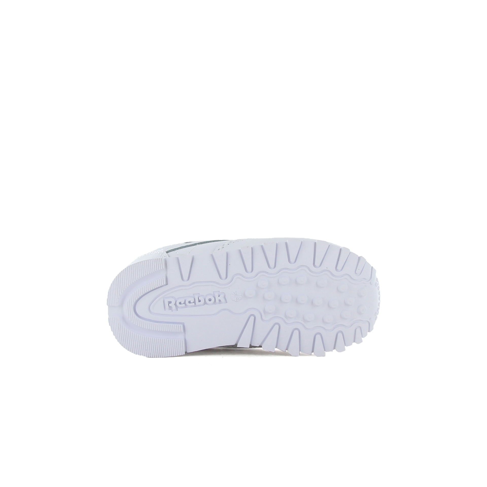 Reebok Zapatillas Bebé CL LTHR 2V vista frontal girada 45º Reebok Zapatillas Bebé CL LTHR 2V vista frontal girada 45º