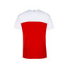 Le Coq Sportif Camiseta Hombre SAISON 2 Tee SS N1 M pur rouge/new opti vista trasera