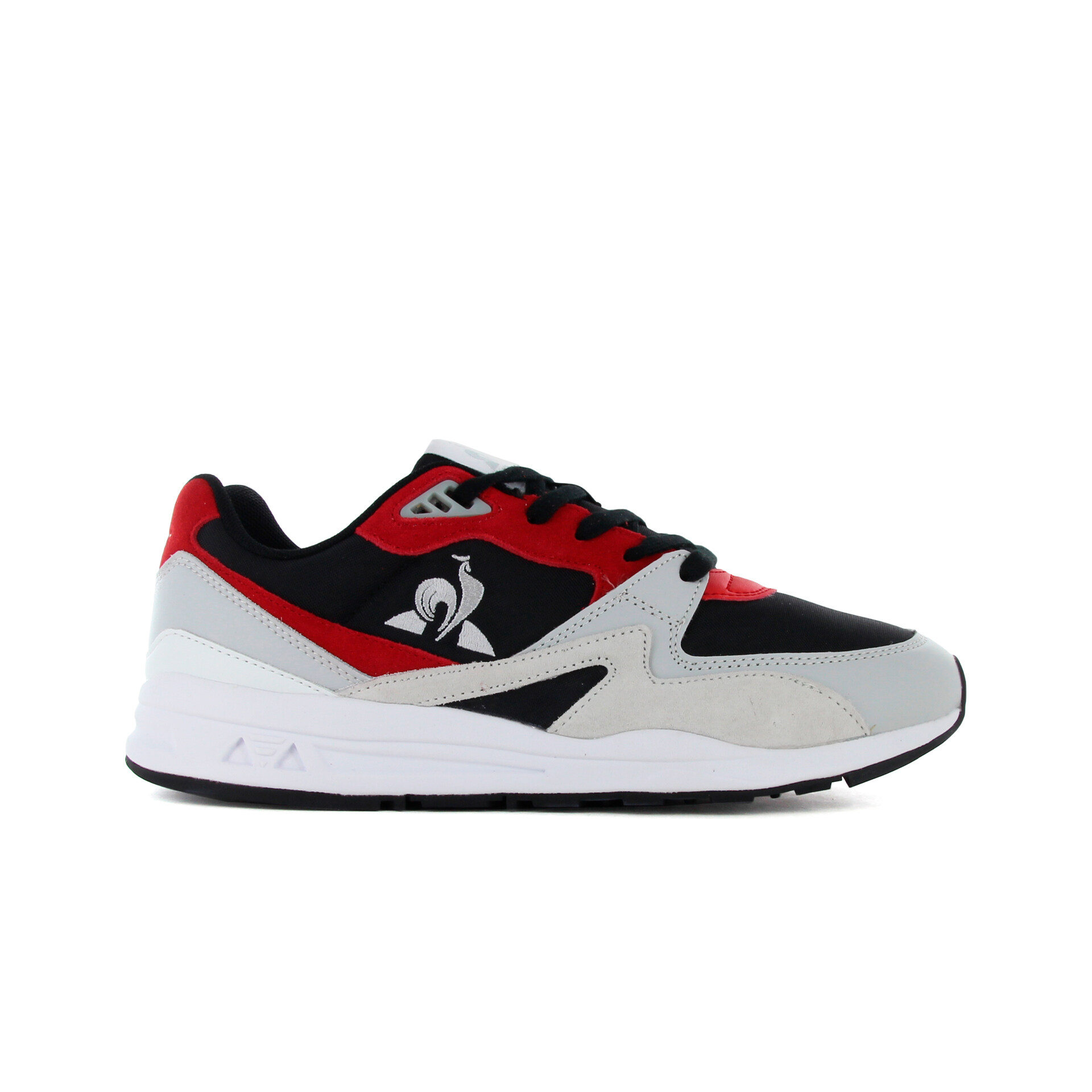 Le Coq Sportif Zapatillas Hombre LCS R800 black/fiery red lateral exterior Le Coq Sportif Zapatillas Hombre LCS R800 black/fiery red lateral exterior